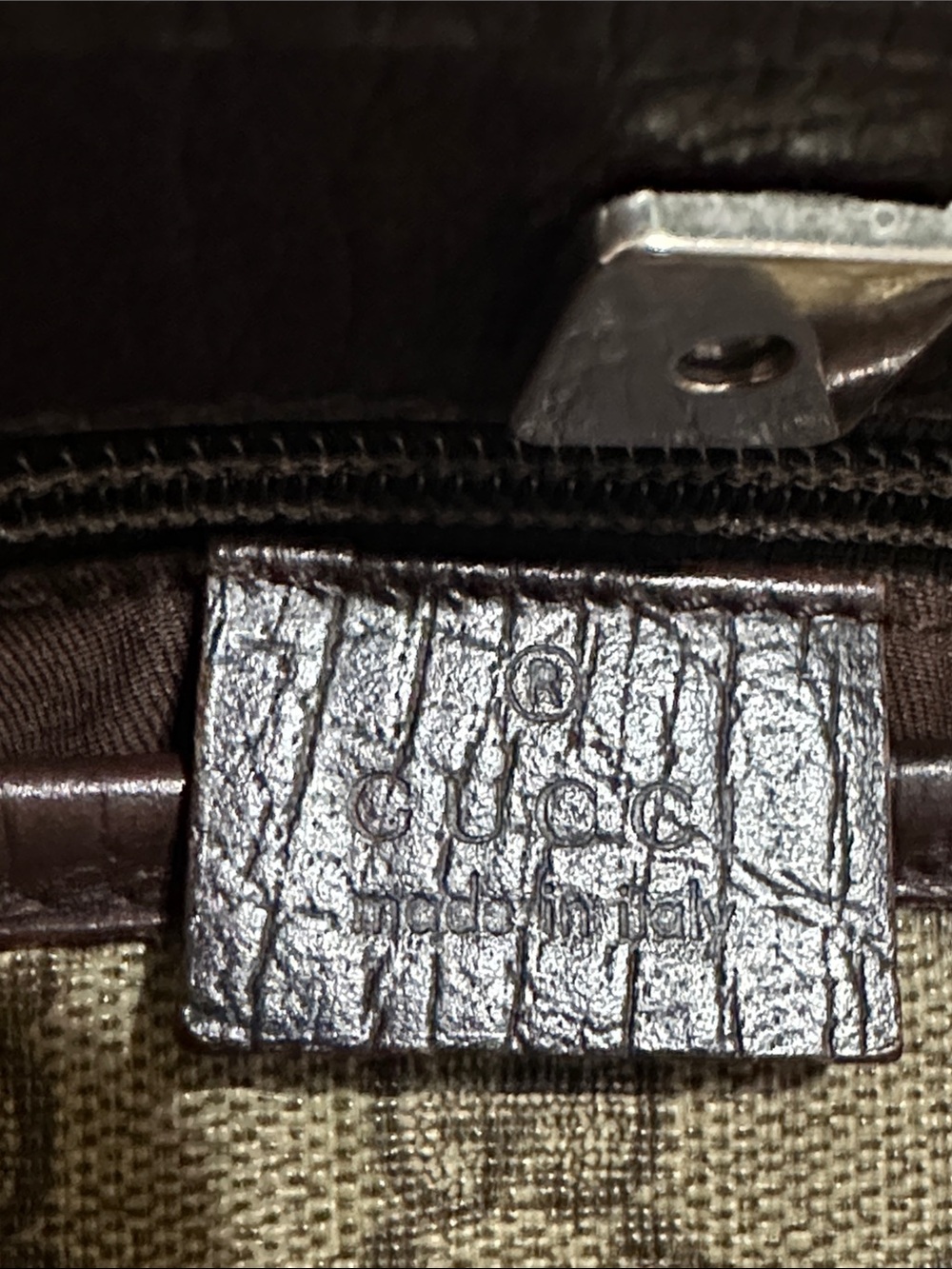 Gucci Beige/Brown Monogram PVC Tote - Picture 12 of 15